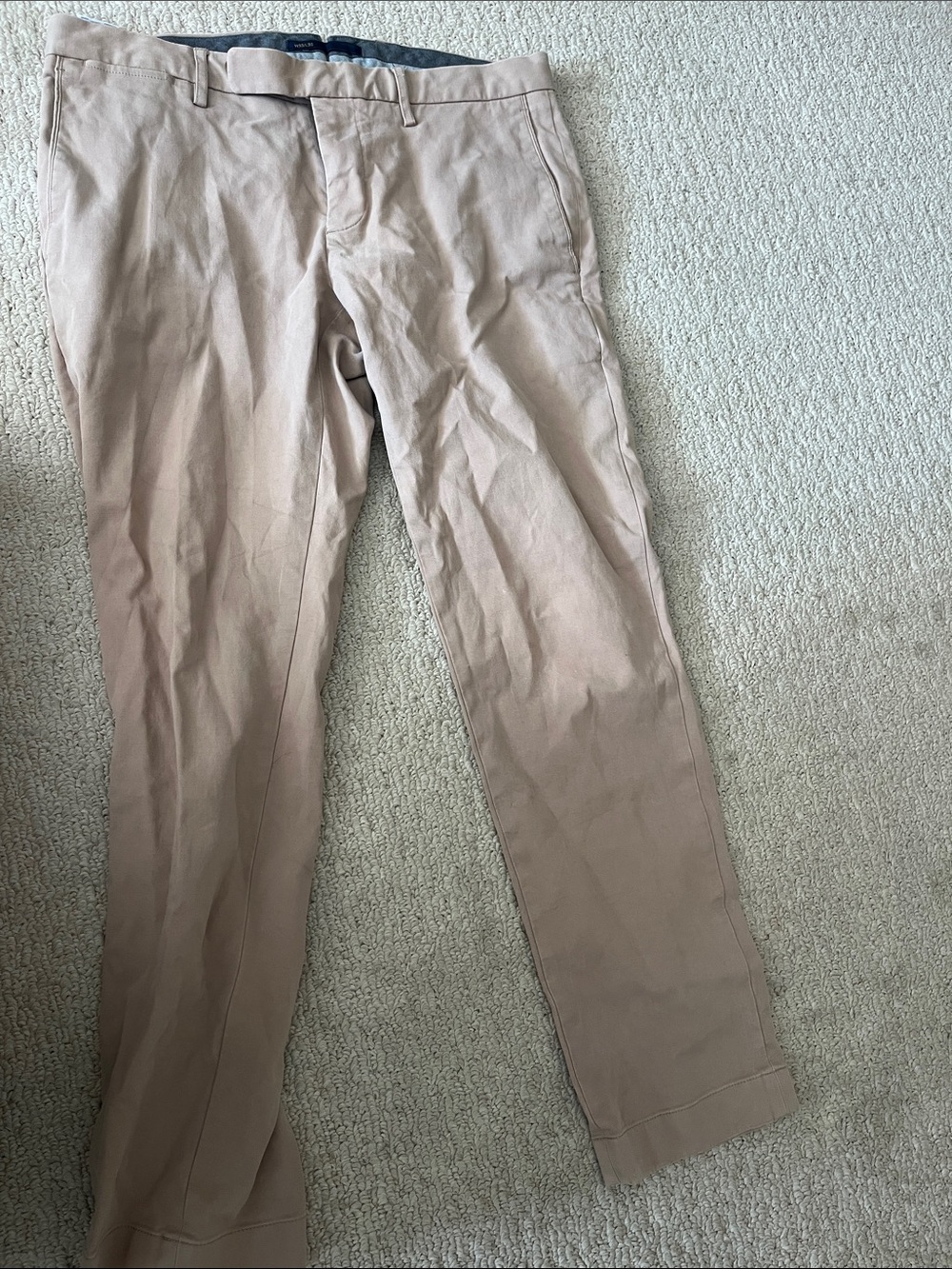 Brooks Brothers Slim Chino Pants in Light Khaki